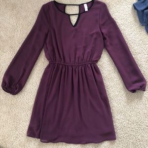 Xhilaration Long Sleeve Dress w/ cutout
